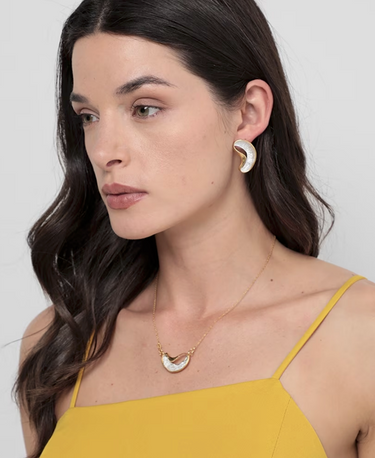 ARETES LLAMA BICOLOR.